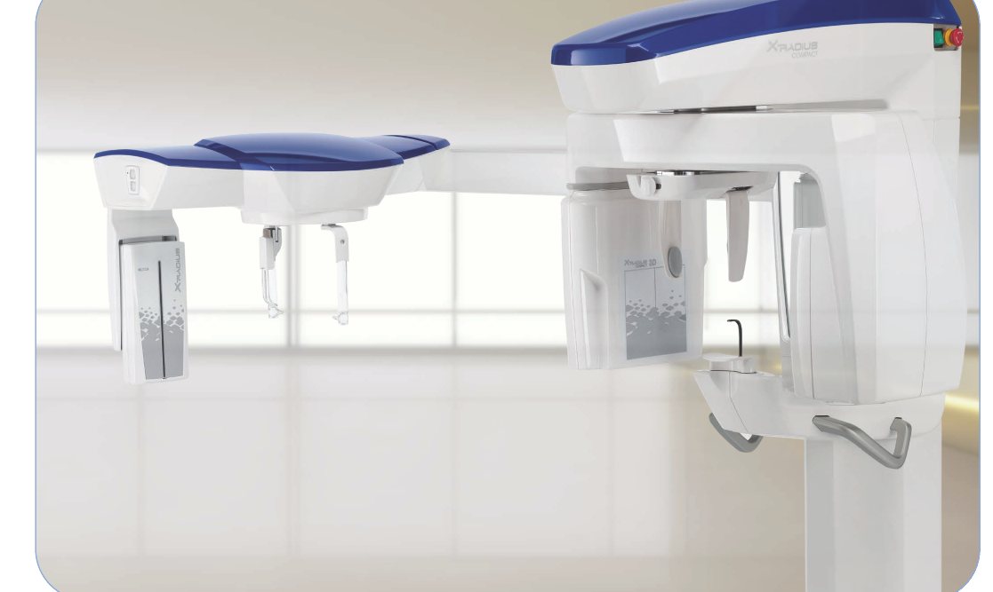 Castellini X-Radius Compact sefalometrik kollu panoramik ve 3D röntgen cihazı