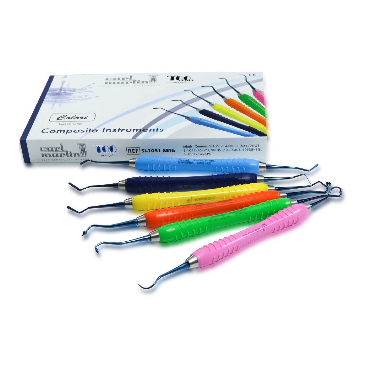 Carl Martin Kompozit Silikon Set SI-1051 SET 6