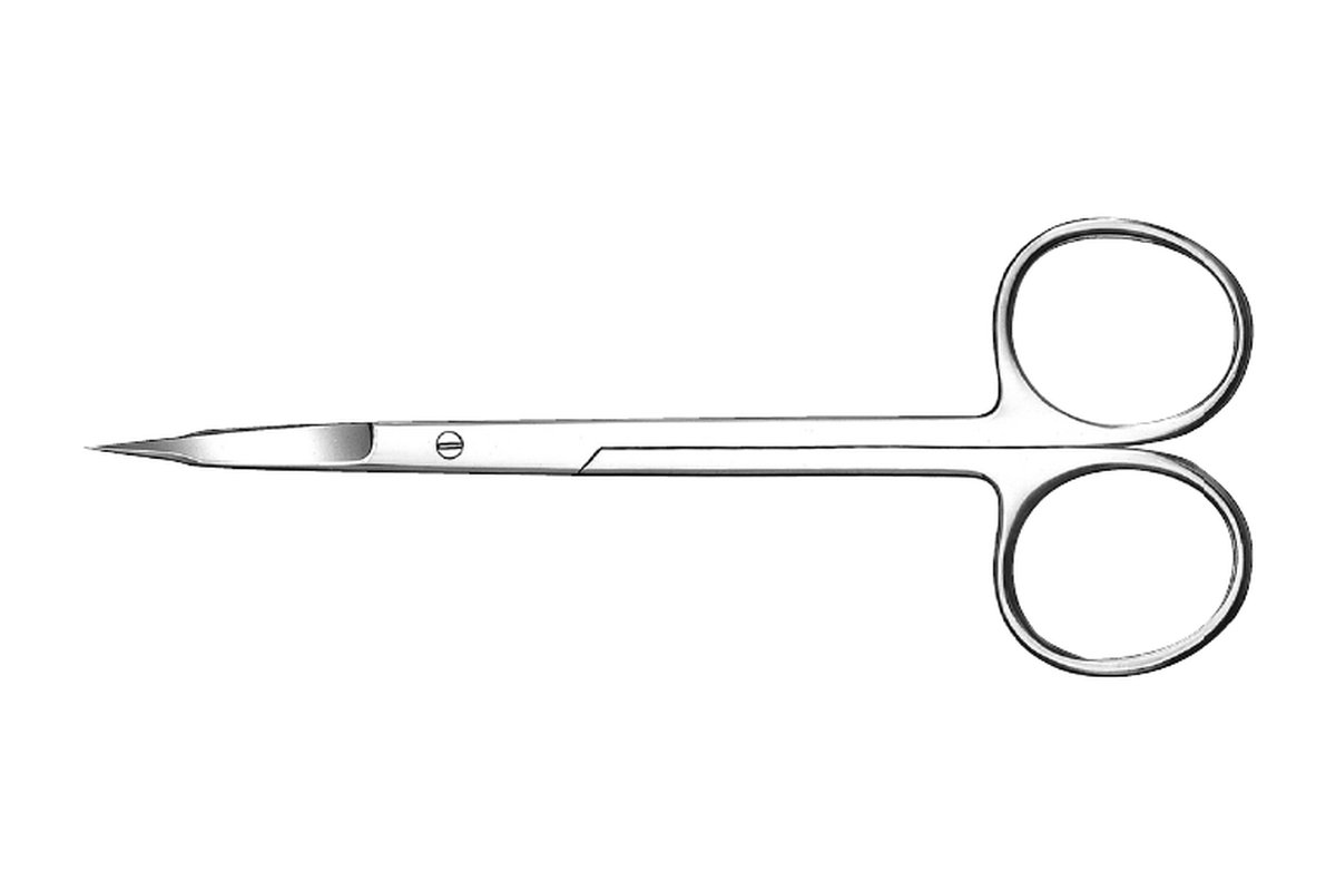 Carl Martin Diş Eti Makası 13 Cm/Eğri -Goldman Fox